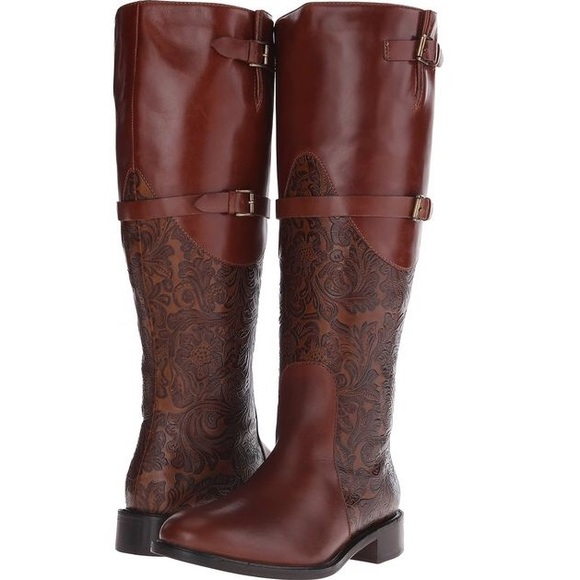 Johnston & Murphy Shoes - Johnston and Murphy Lyla Brown Riding Boots 7
